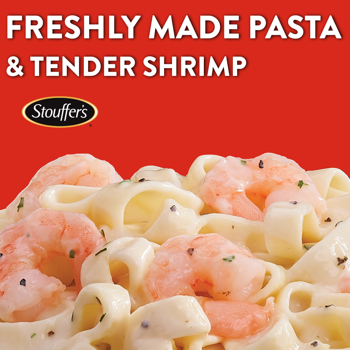 slide 7 of 8, Stouffer's Family Size Shrimp Alfredo Frozen Meal, 30 oz