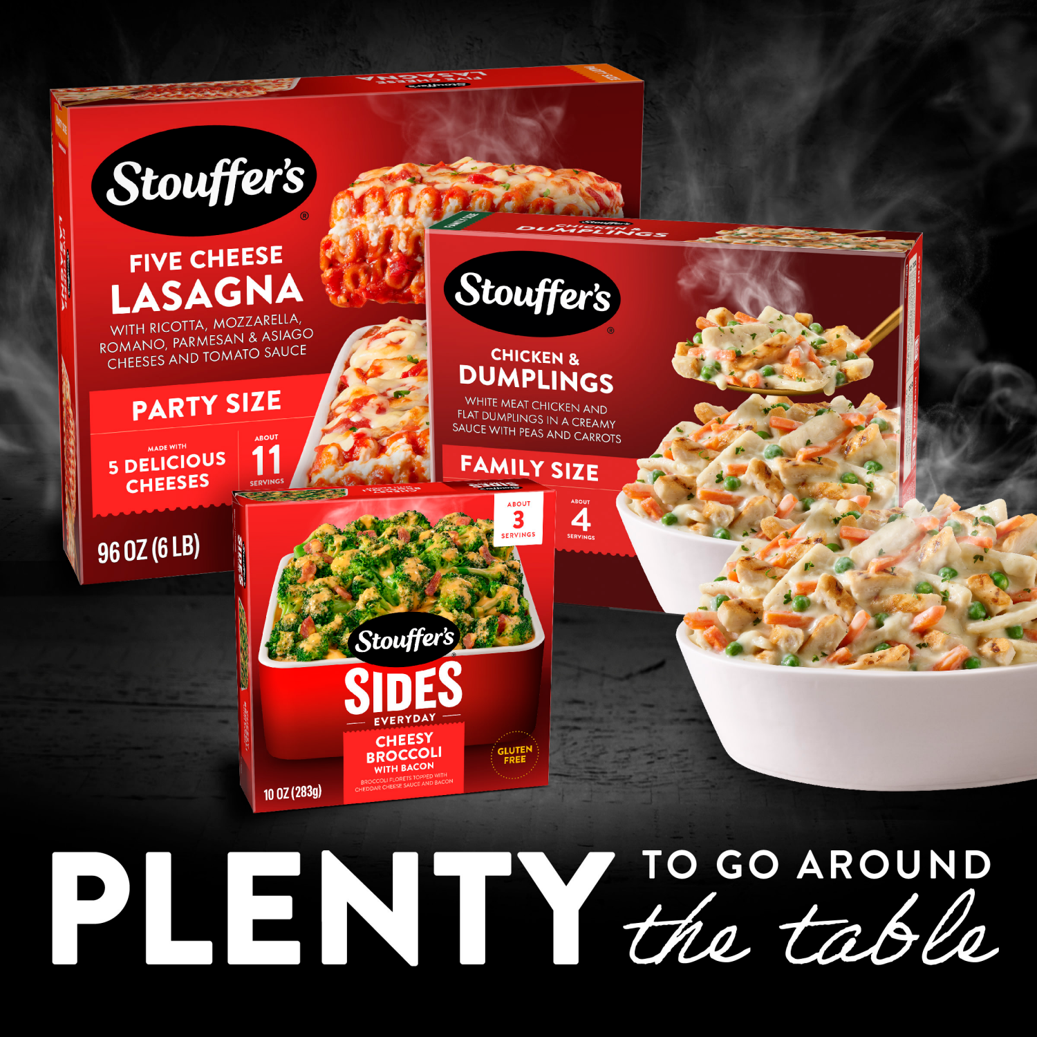 slide 8 of 8, Stouffer's - Family Size Chicken & Dumplings - New flag removal Westrock, Claremont 32 OZ (2 LB) 907g Thr3d files, 32 oz