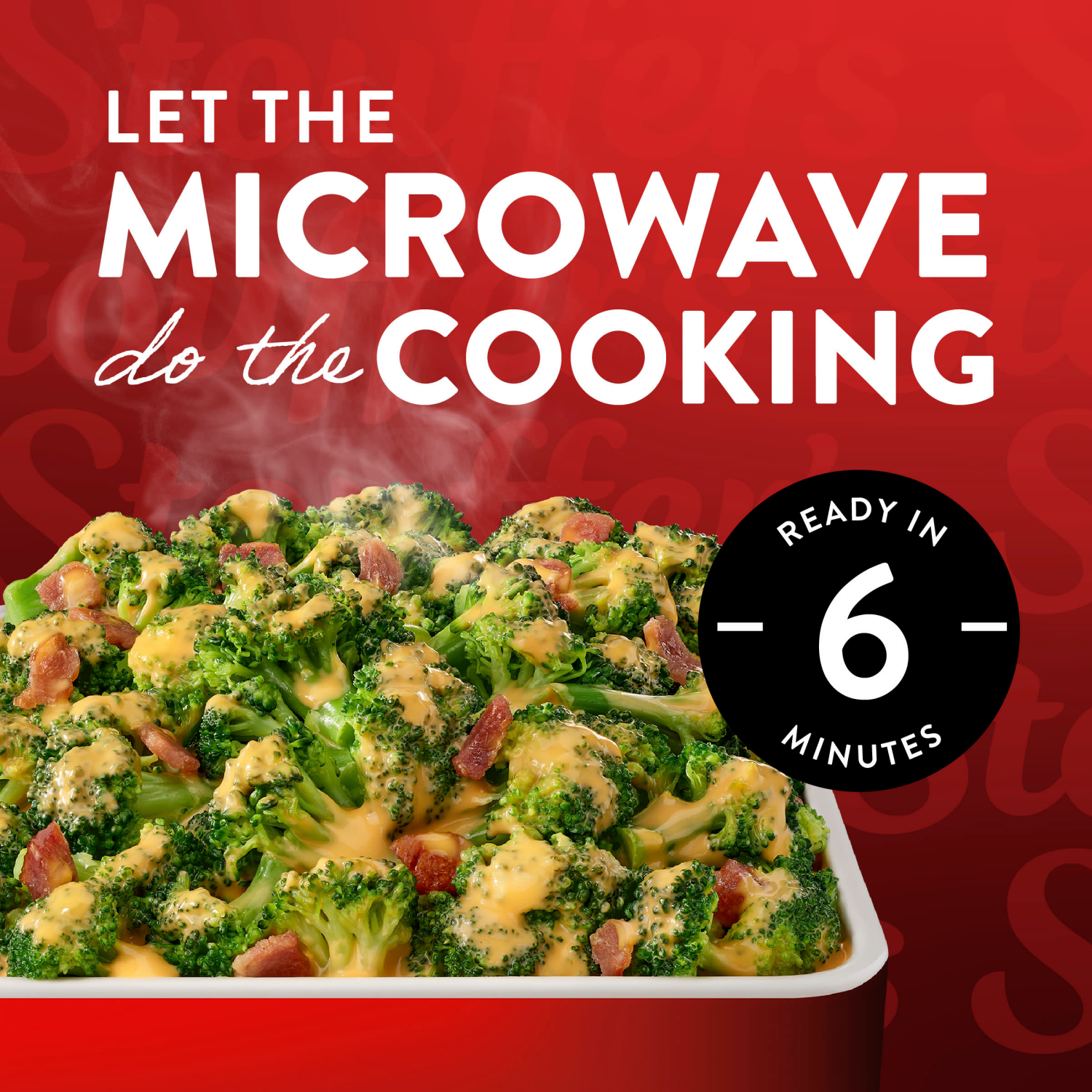 slide 7 of 8, Stouffer's Stouffer’s Signature Sides Cheesy Broccoli with Bacon, Frozen Broccoli, Frozen Vegetables, Frozen Side Dishes, 10 oz