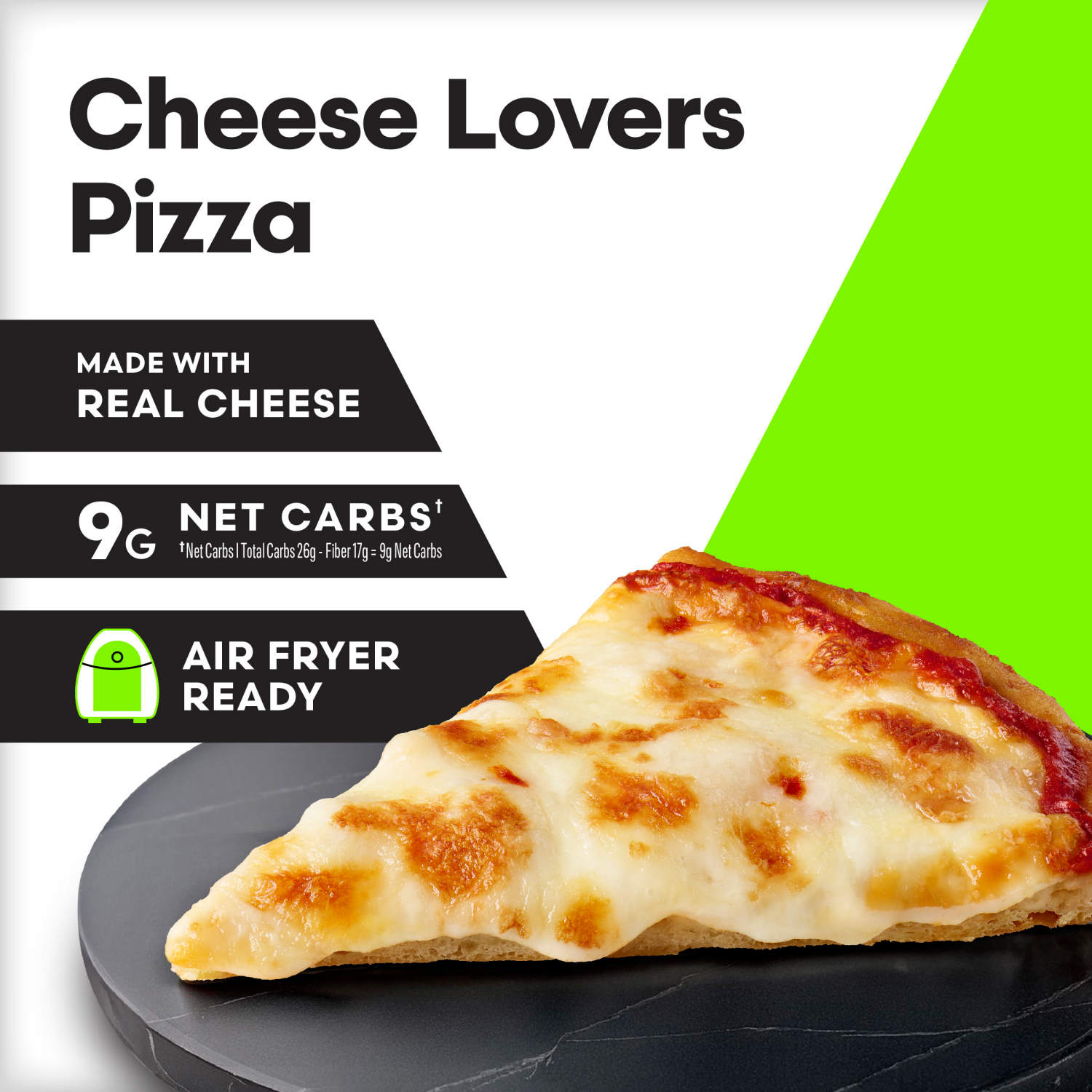 slide 6 of 8, Vital Pursuit Cheese Lovers Pizza, High Protein, GLP-1 Friendly, Frozen Pizza, 6.0 oz, 6 oz