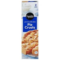 Signature Select Pie Crusts 9 Inch 2 Count - 15 Oz