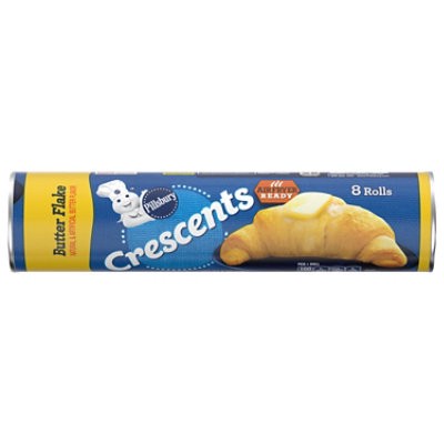 slide 1 of 1, Pillsbury Crescent Dinner Rolls Butter Flake 8 Count - 8 Oz, 8 oz