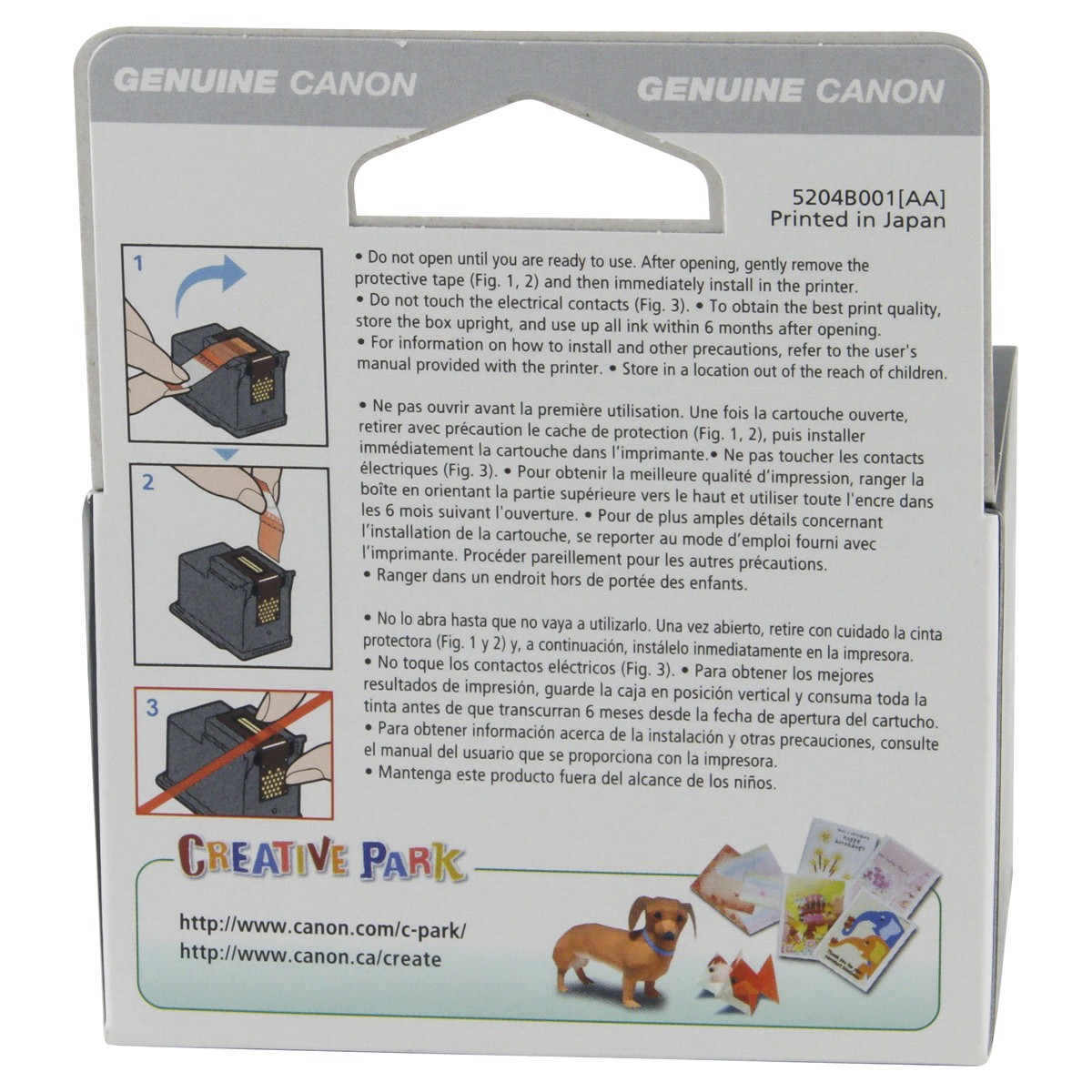 slide 9 of 17, Canon PGBlack Cartridge Ink, 1 ct