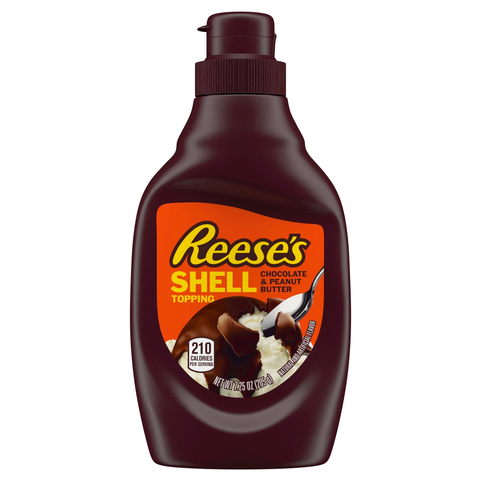 slide 1 of 3, Reese's Shell Chocolate & Peanut Butter Topping, 7.25 oz