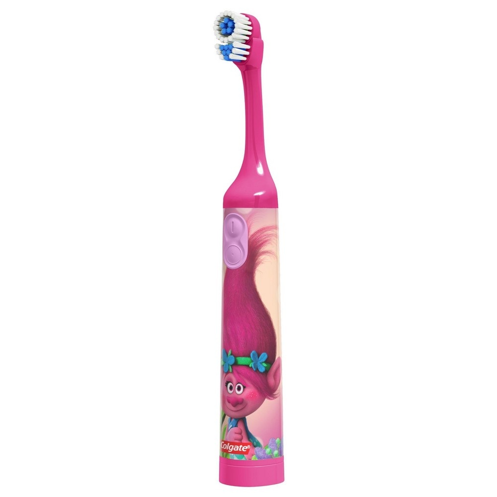 slide 2 of 5, Colgate Kids Trolls Power Toothbrush, 1 ct