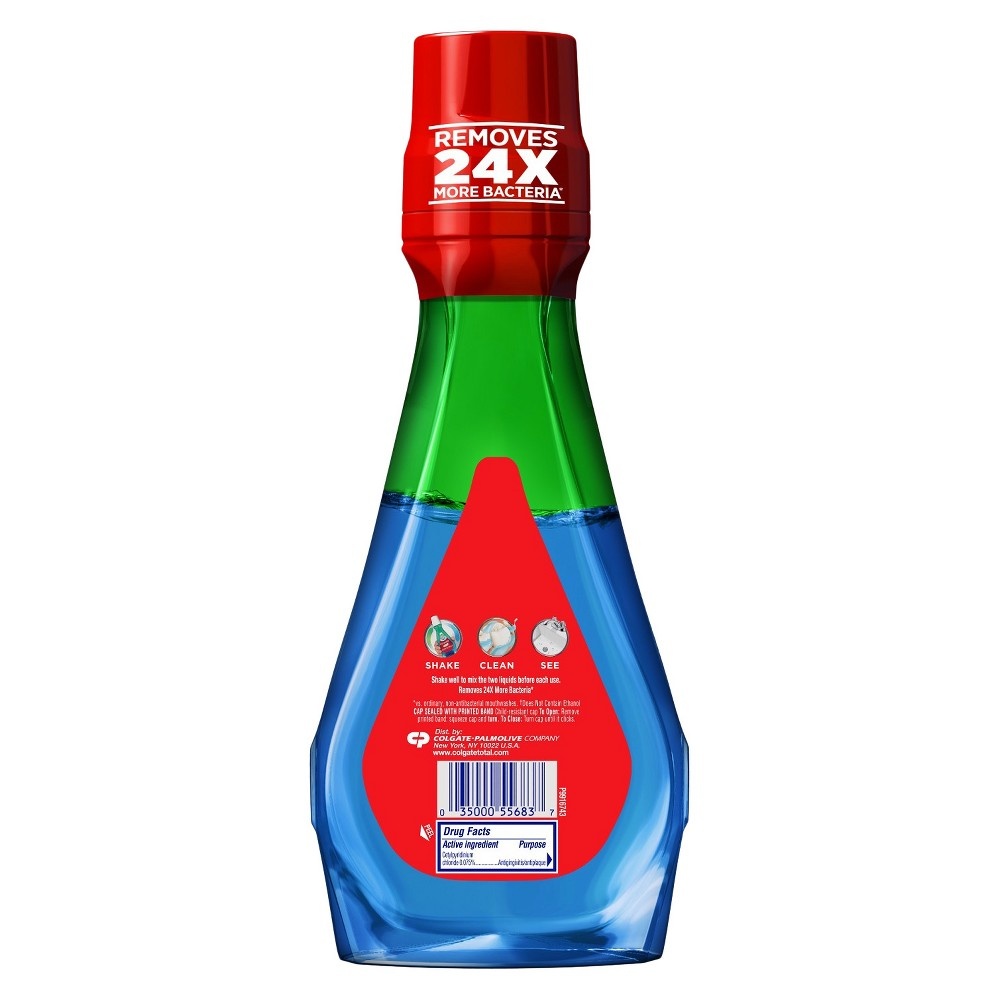 slide 4 of 4, Colgate Total Advanced Health Mouthwash Fresh Mint, 800 ml