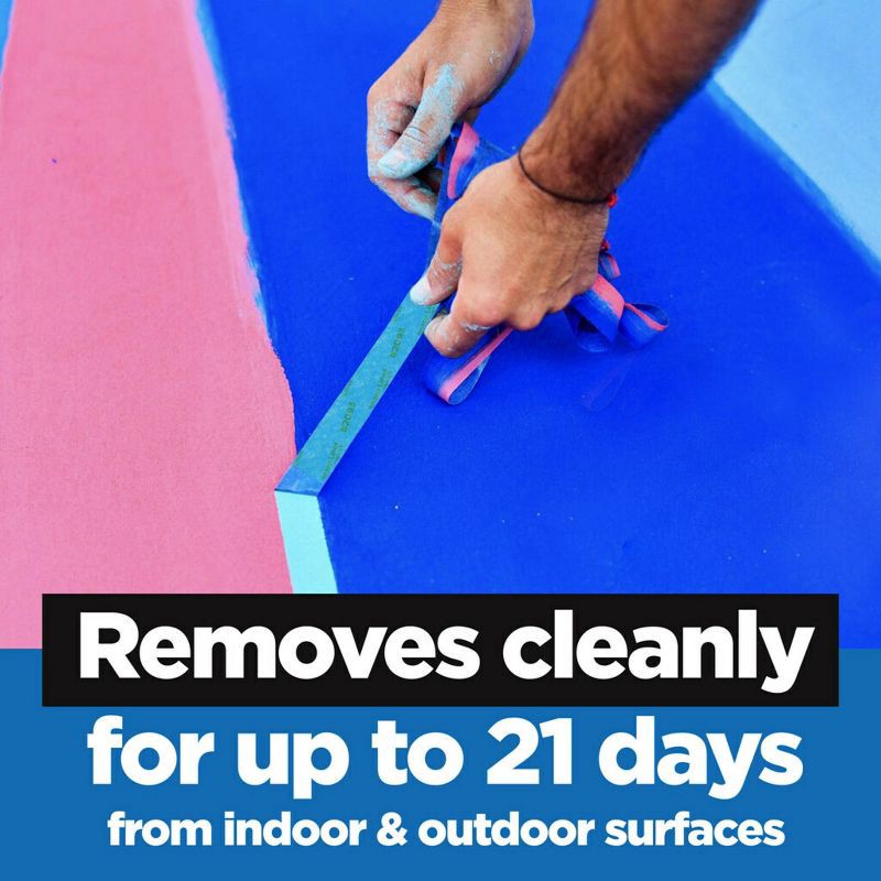 slide 6 of 10, ScotchBlue 1.88" x 60yd Sharp Lines Painters Tape: Industrial Adhesive, Blue, 2 Inch, Painter's Tape, 1 ct