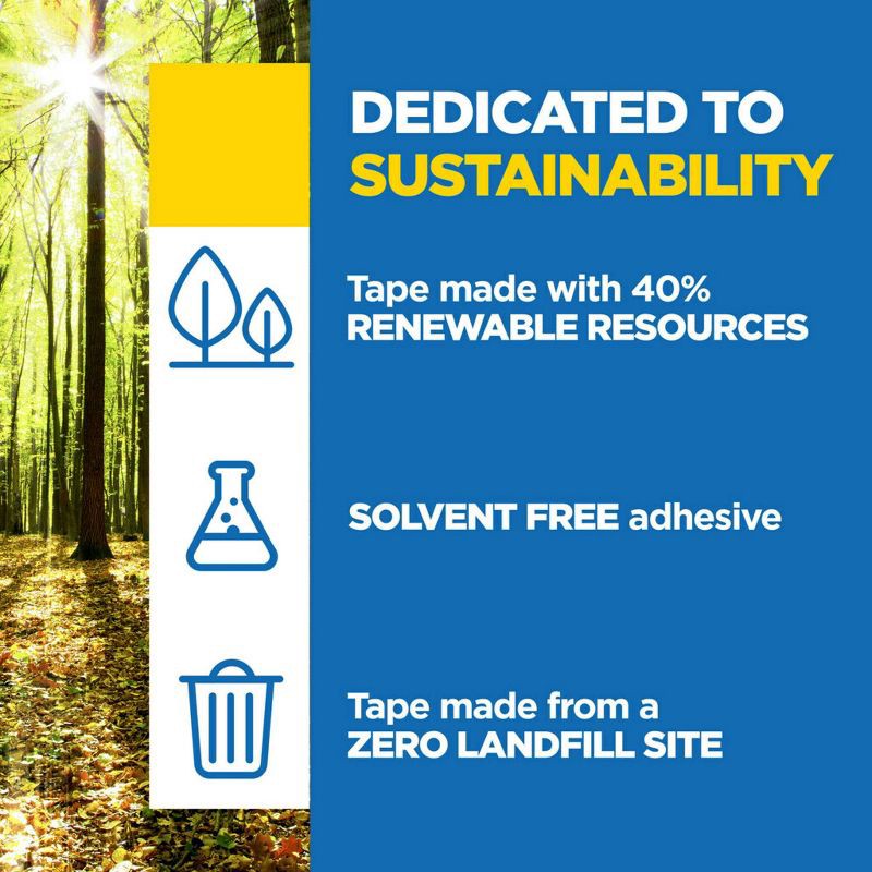 slide 10 of 10, ScotchBlue 1.88" x 60yd Sharp Lines Painters Tape: Industrial Adhesive, Blue, 2 Inch, Painter's Tape, 1 ct