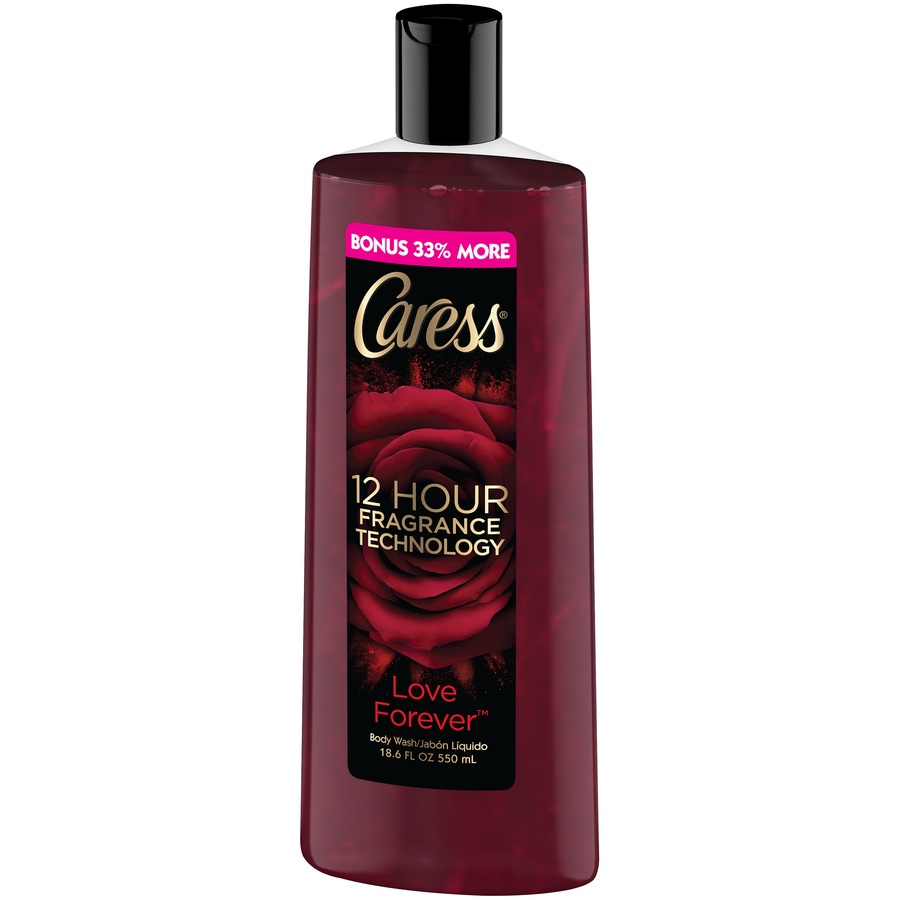 slide 3 of 4, Caress Body Wash Rose & Ylang Ylang Oil, 18 oz, 18 oz