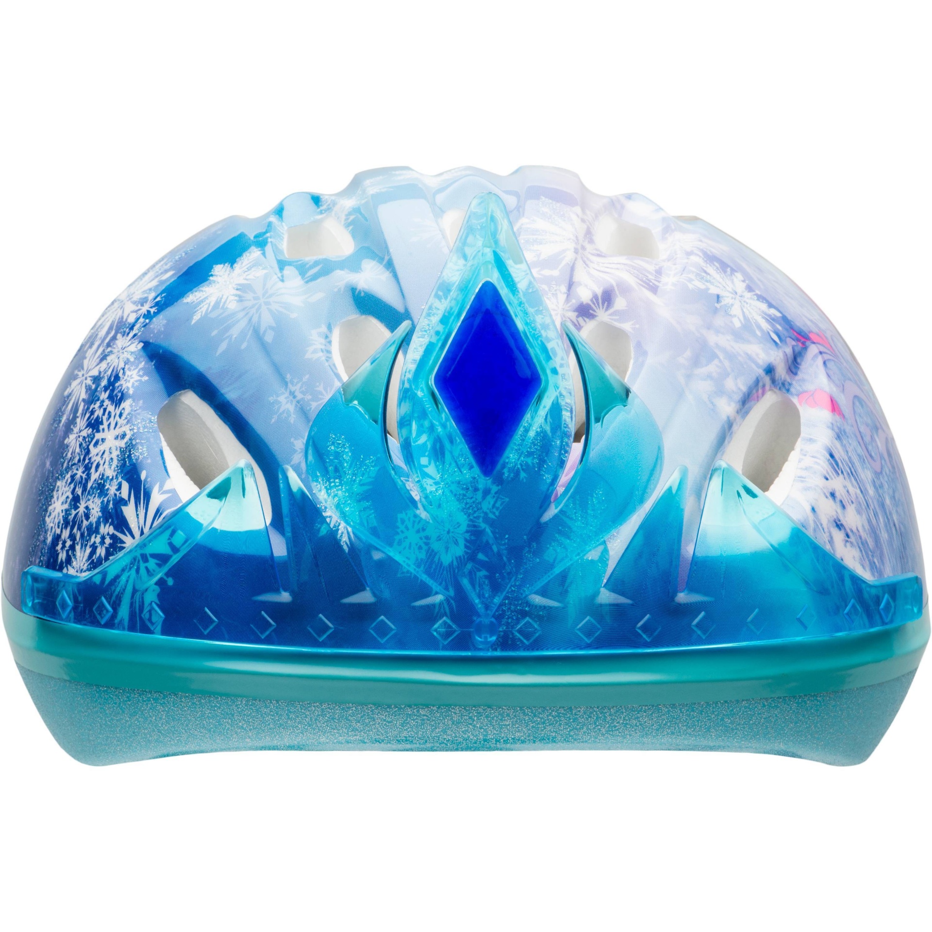slide 1 of 3, Frozen 3D Tiara Child Bike Helmet, 1 ct