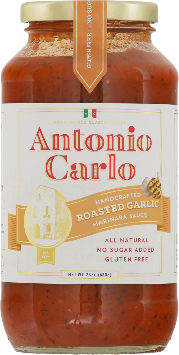 slide 11 of 12, Antonio Carlo Handcrafted Roasted Garlic Marinara Sauce 24 oz, 24 oz