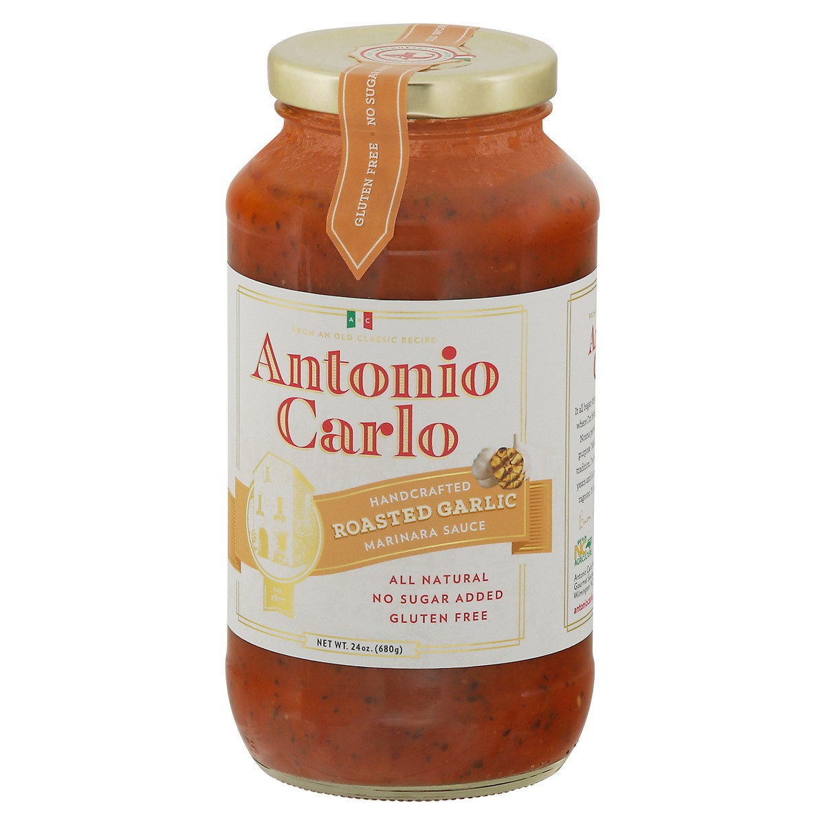 slide 12 of 12, Antonio Carlo Handcrafted Roasted Garlic Marinara Sauce 24 oz, 24 oz
