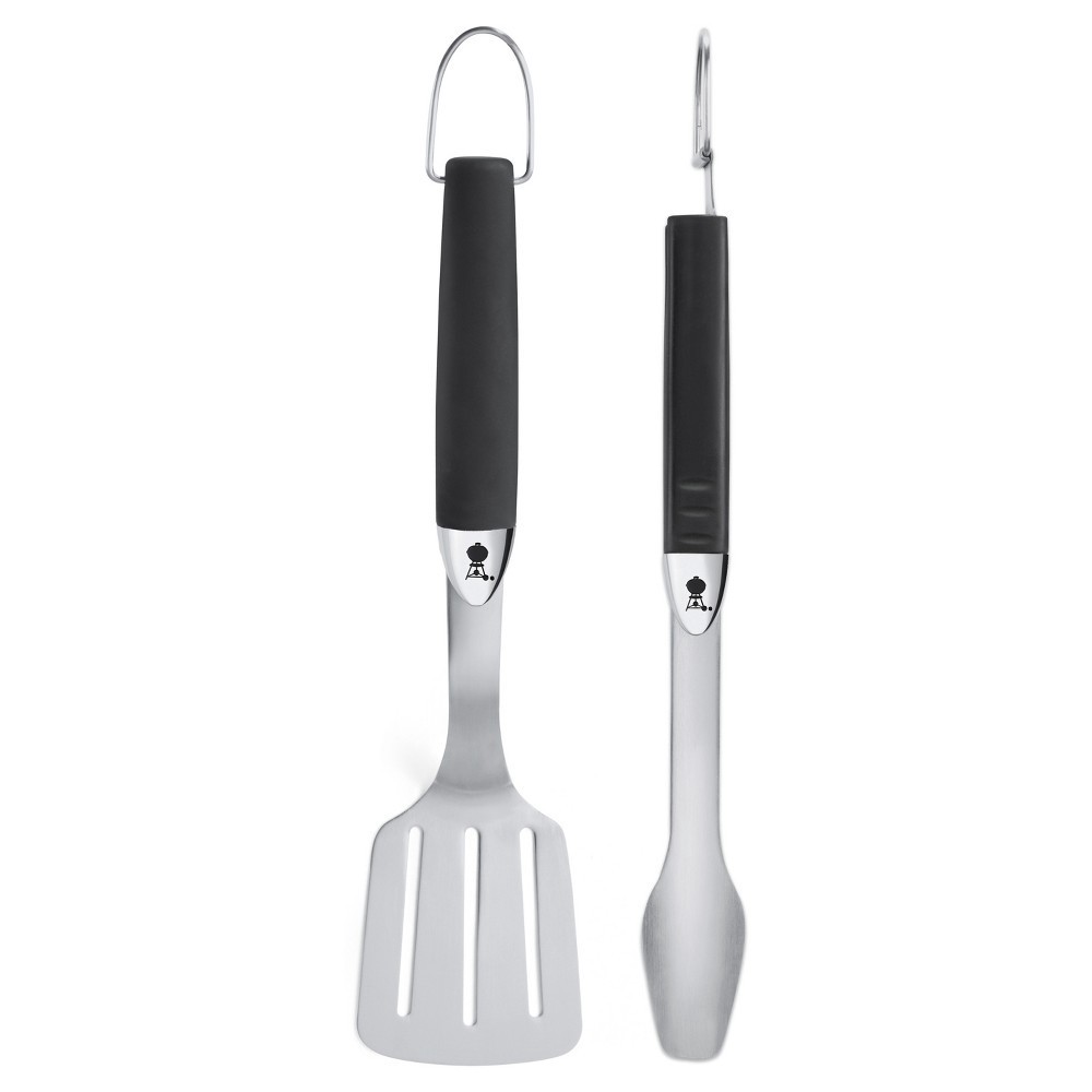 slide 2 of 3, Weber Original Stainless Steel Two-Piece Portable Tool Set, 2 pc