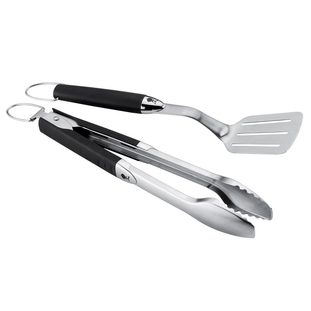 slide 3 of 3, Weber Original Stainless Steel Two-Piece Portable Tool Set, 2 pc