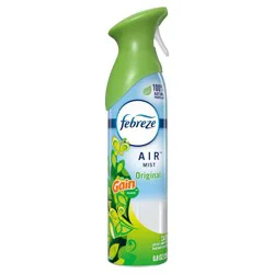 Febreze Air Mist, Air Freshener Spray, Odor Fighting Room Spray, Gain Original Scent, 8.1oz