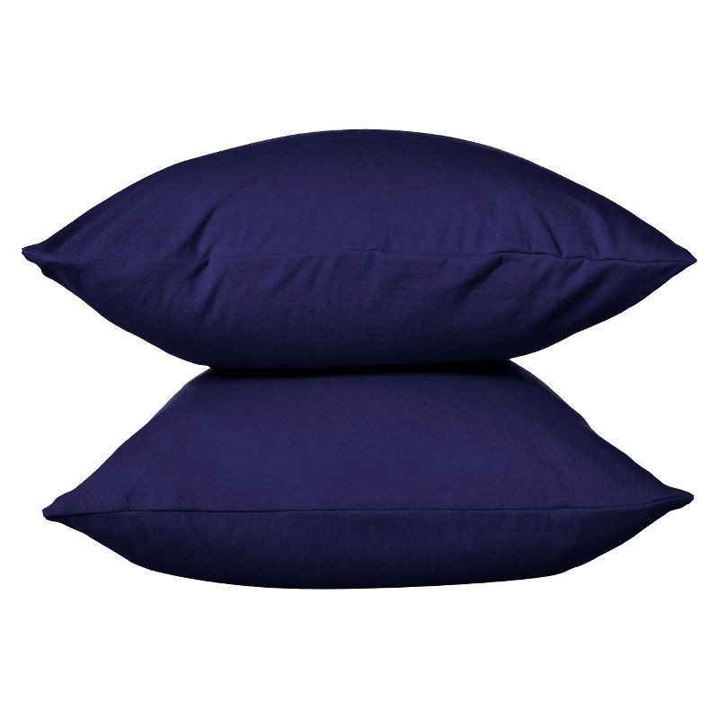 slide 1 of 1, Jersey Pillowcase - (King) Navy - Room Essentials™, 1 ct