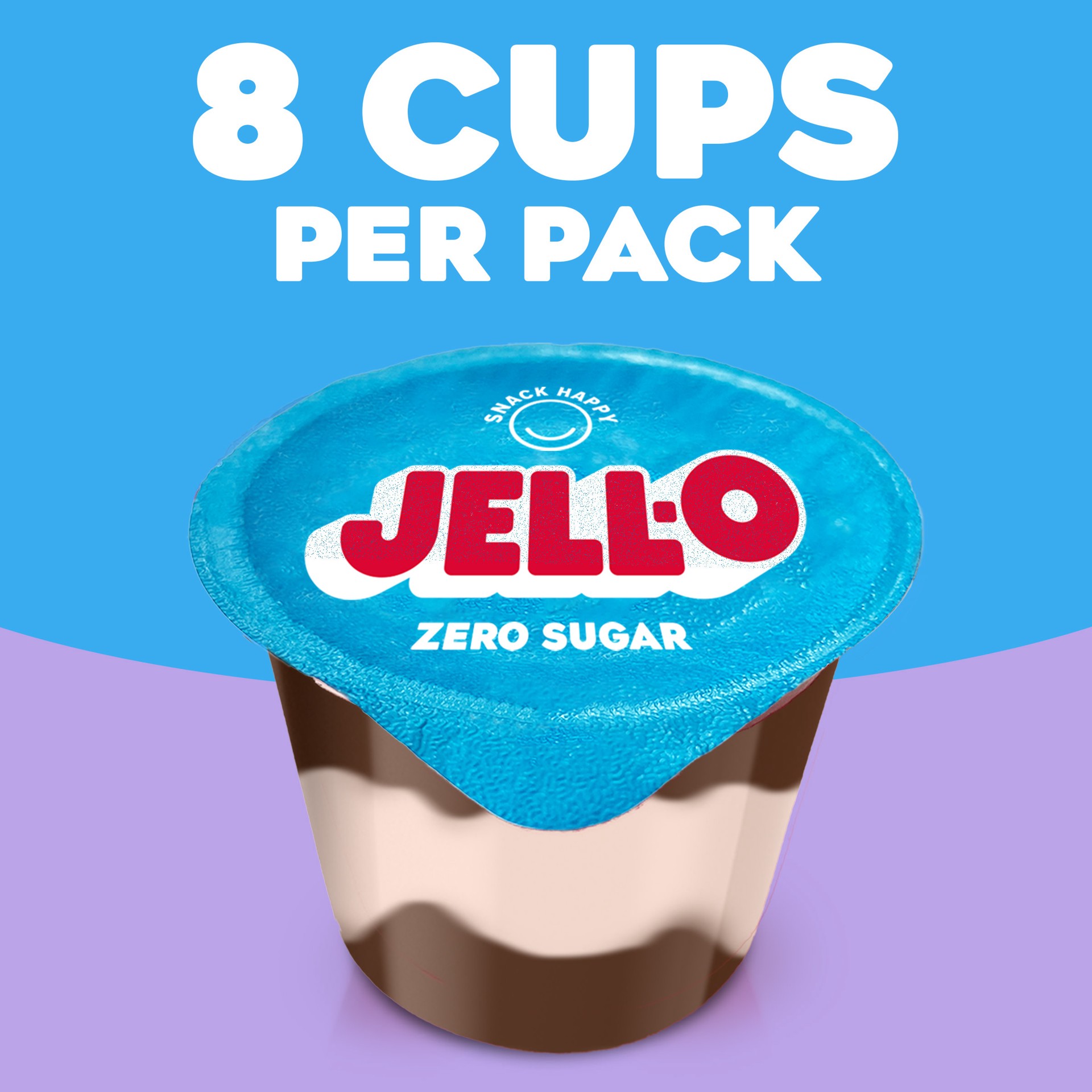 slide 3 of 5, Jell-O Chocolate Vanilla Swirls Artificially Flavored Zero Sugar Ready-to-Eat Pudding Snack Cups Family Size Pack, 8 ct Cups, 8 ct