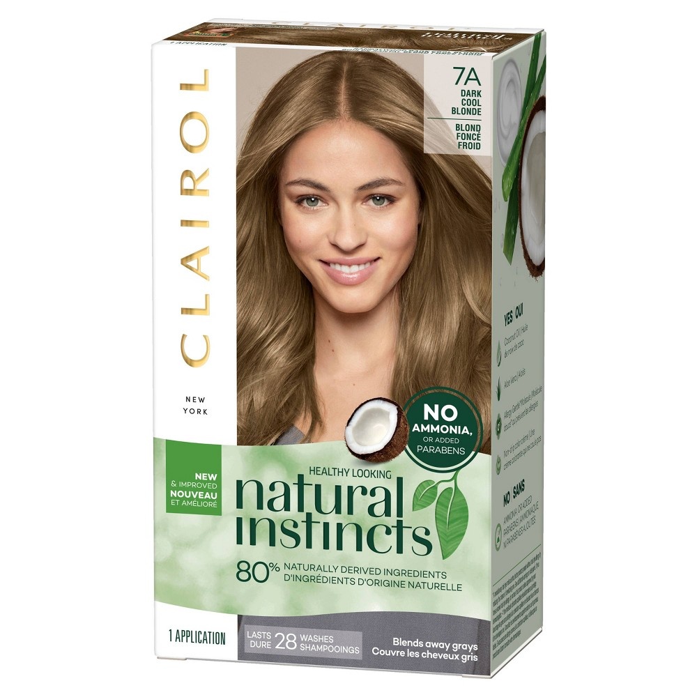 slide 9 of 9, Clairol Natural Instincts Demi-Permanent Hair Color - 7A Dark Cool Blonde, Sandlewood - 1 Kit, 1 ct