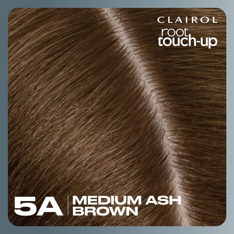 slide 8 of 9, Clairol Root Touch-Up Permanent Hair Color - 5A Medium Ash Brown - 1 Kit, 1 ct