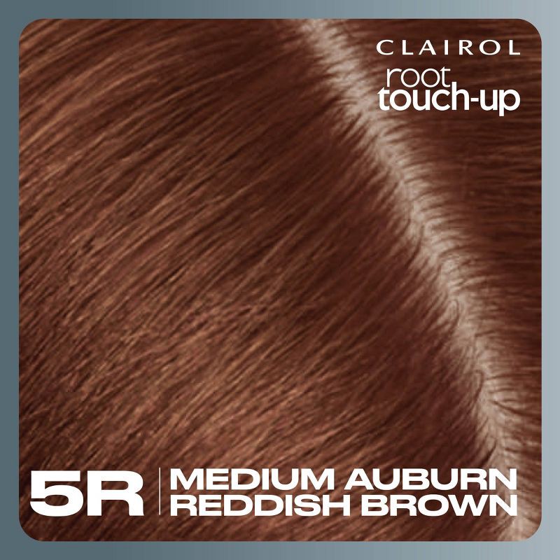 slide 5 of 8, Nice'n Easy Clairol Root Touch-Up Permanent Hair Color - 5R Medium Auburn Reddish Brown Hair Dye Kit, 1 ct
