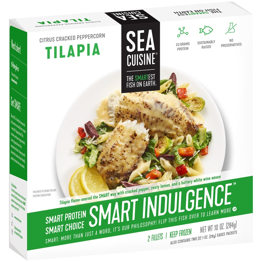 slide 4 of 9, Sea Cuisine Cracked Peppercorn Tilapia, 10 oz