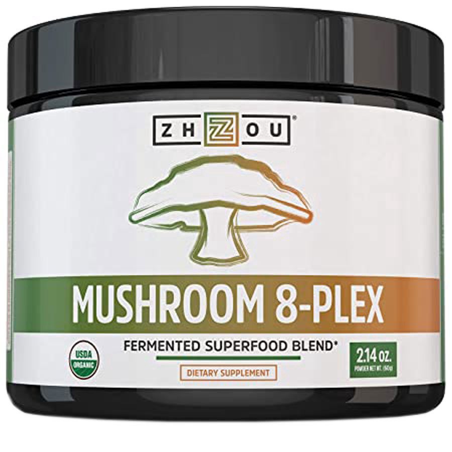 slide 1 of 1, Zhou Mushroom 8-Plex, 60 gram