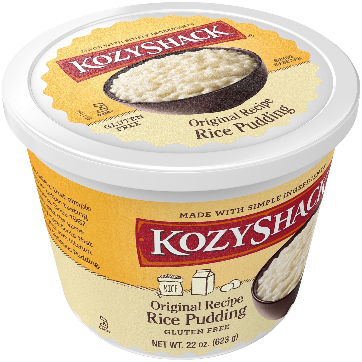 slide 6 of 10, Kozy Shack Original Recipe Rice Pudding Tub - 22 Oz, 22 oz