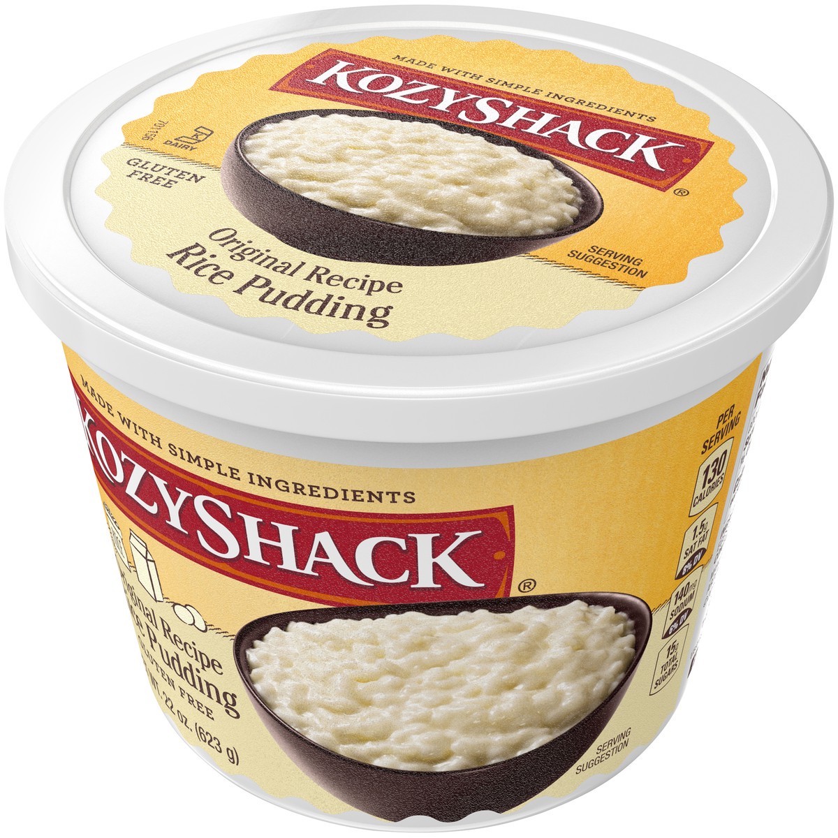 slide 8 of 10, Kozy Shack Original Recipe Rice Pudding Tub - 22 Oz, 22 oz