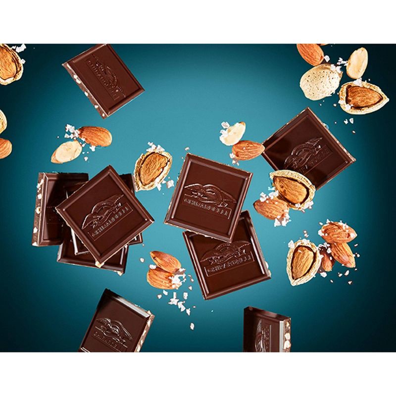 Ghirardelli Intense Dark Chocolate Sea Salt and Roasted Almond Squares ...