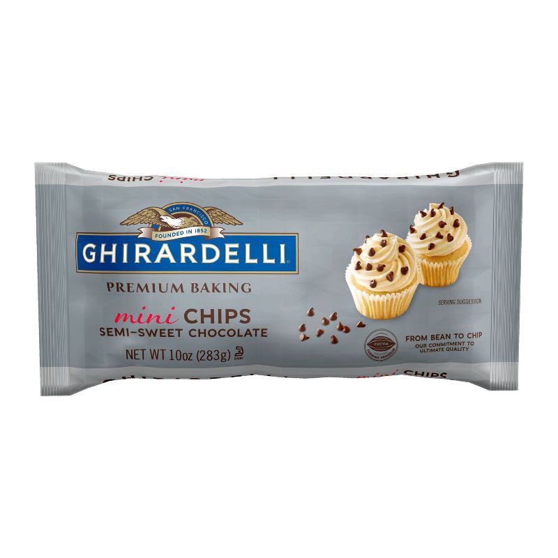 slide 1 of 7, GHIRARDELLI Premium Baking Semi-Sweet Chocolate Mini Chips - 10oz, 10 oz