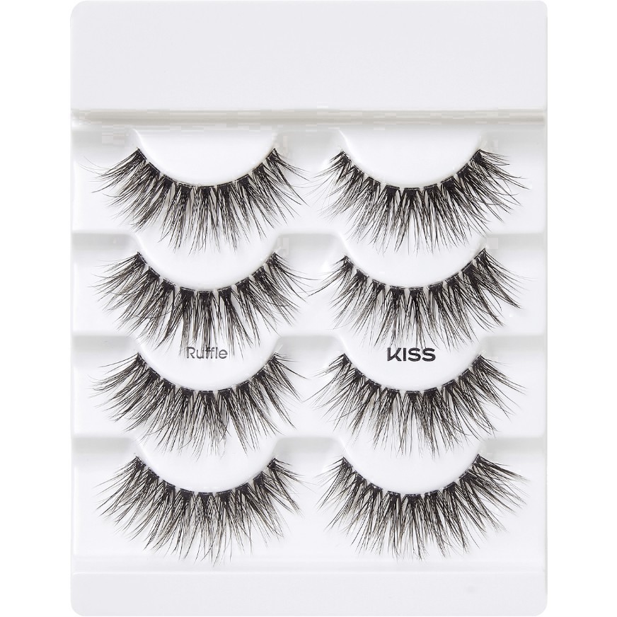 slide 16 of 55, KISS Lash Couture Naked Drama False Eyelashes Multipack, Ruffle, 4 Pairs, 1 ea