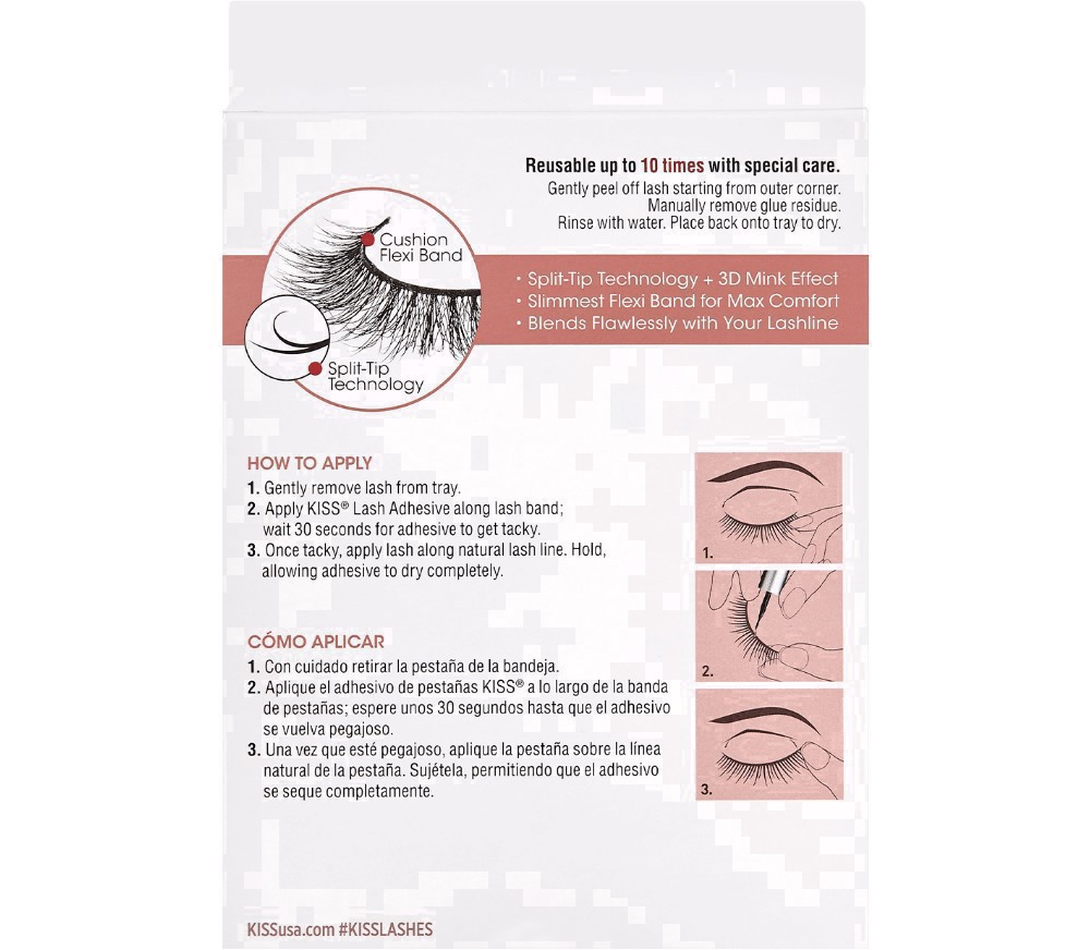 slide 4 of 55, KISS Lash Couture Naked Drama False Eyelashes Multipack, Ruffle, 4 Pairs, 1 ea