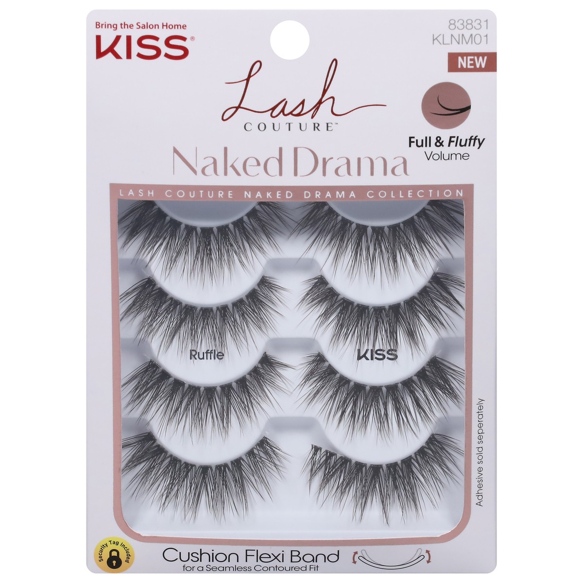 Kiss Lash Couture Full & Fluffy Volume Naked Drama Lashes 1 ea 1 ea | Shipt