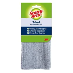 Scotch-Brite 3-in-1 Microfiber Cleaning Cloth