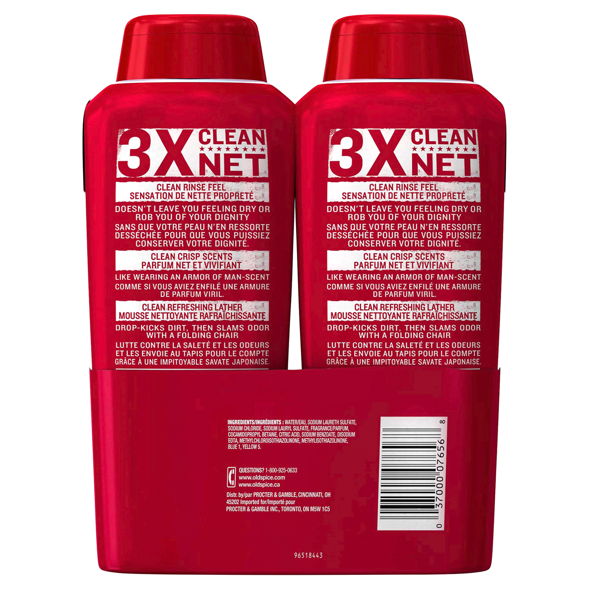 slide 3 of 3, Old Spice High Endurance Pure Sport Body Wash Twin Pack, 36 oz