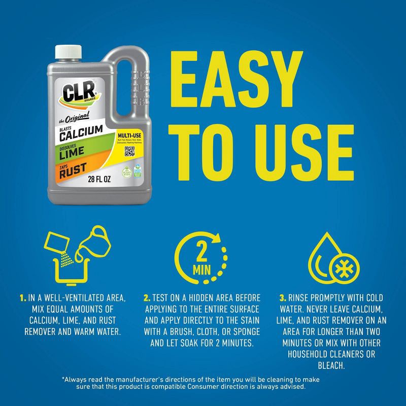 slide 6 of 9, CLR Calcium Lime and Rust Remover - 28 fl oz, 28 fl oz