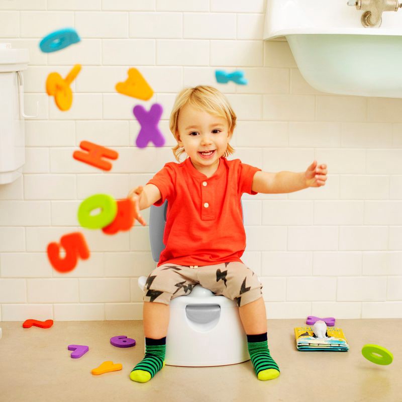 slide 3 of 9, Munchkin Arm & Hammer Multi-Stage 3-in-1 Potty Chair Ring and Step Stool, 1 ct