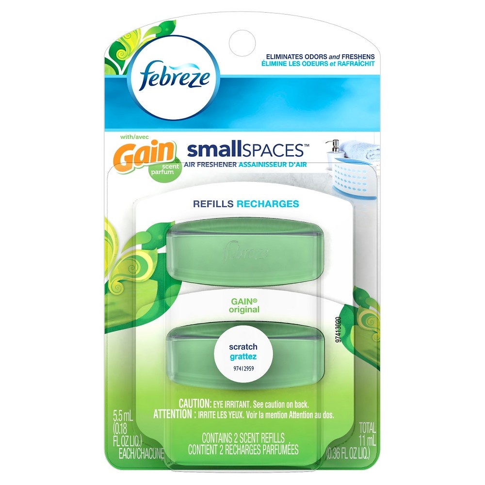 slide 3 of 4, Febreze Gain Original Scent Air Freshener Refill, 3 ct