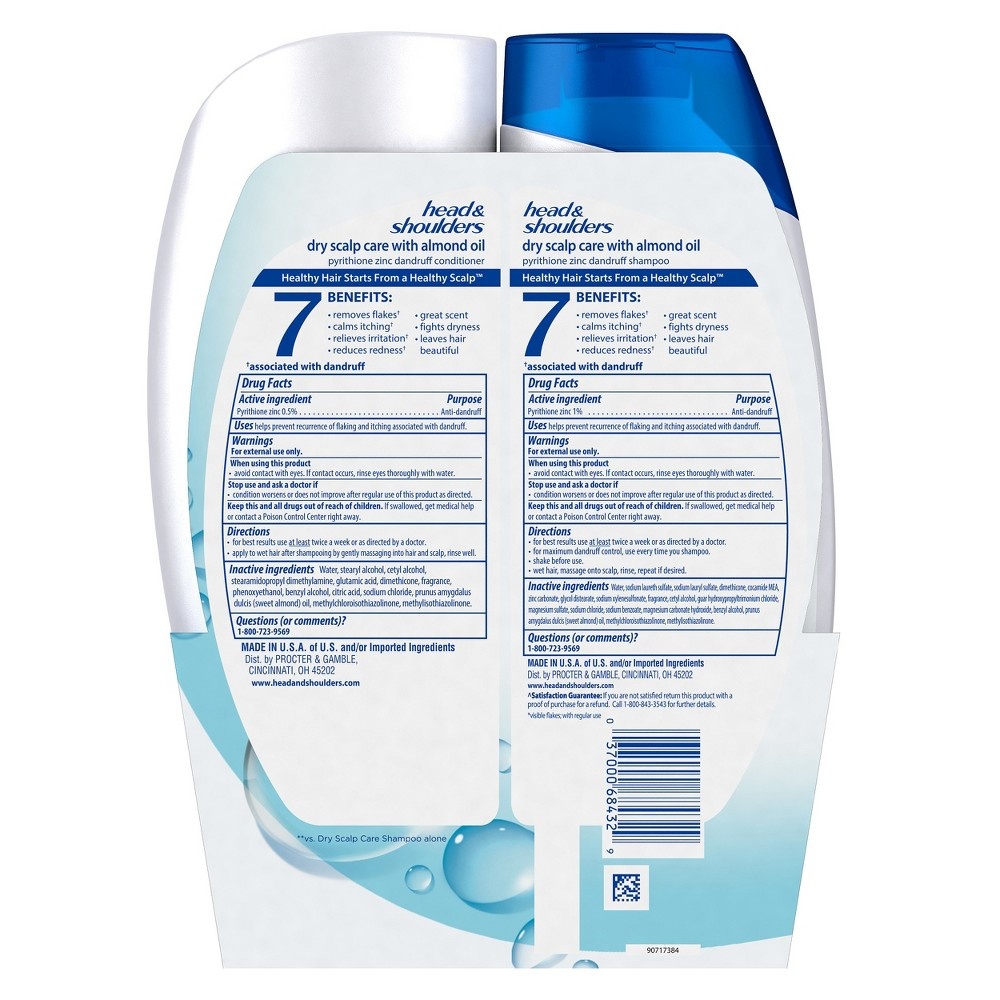 slide 2 of 4, Head & Shoulders Dry Scalp Care Shampoo & Conditioner Value Pack, 2 ct; 13.5 fl oz