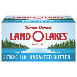 Land O Lakes Unsalted Butter Pack 4 Sticks - 1 Lb