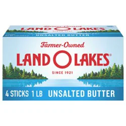 Land O Lakes Unsalted Butter Pack 4 Sticks - 1 Lb