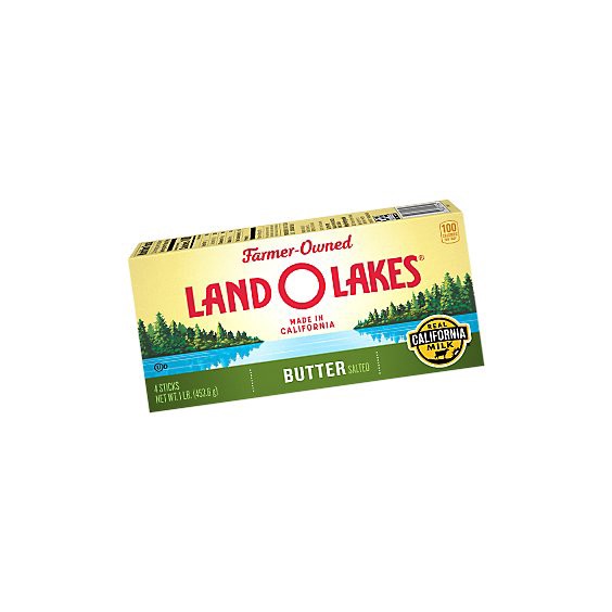 slide 1 of 10, Land O Lakes Salted Butter Pack 4 Sticks - 1 Lb, 16 oz