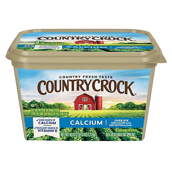 slide 1 of 1, Country Crock Calcium Buttery Spread - 45 Oz, 45 oz