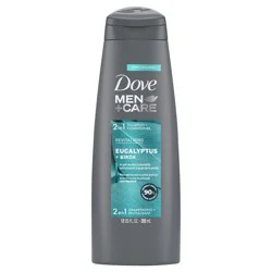 Dove Men+care 2 In 1 Shampoo & Conditioner Eucalyptus & Birch 12 Oz