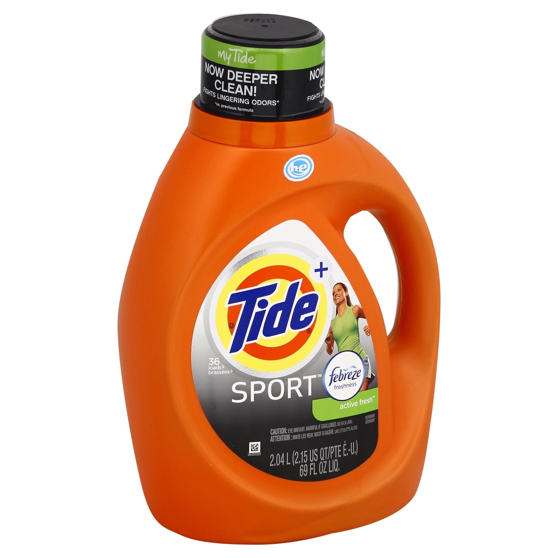 slide 1 of 6, Tide Plus Febreze Sport Odor Defense HE Turbo Clean, 69 fl oz