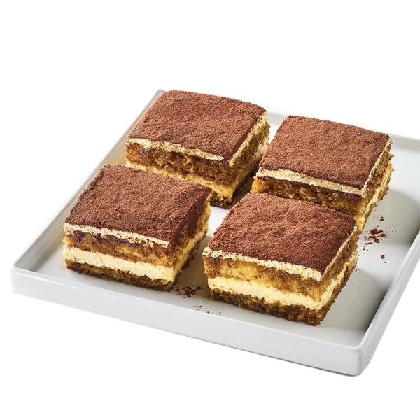 slide 1 of 1, Hy-Vee Tiramisu Layer Bar Cake Cakerie Cake, 24 oz