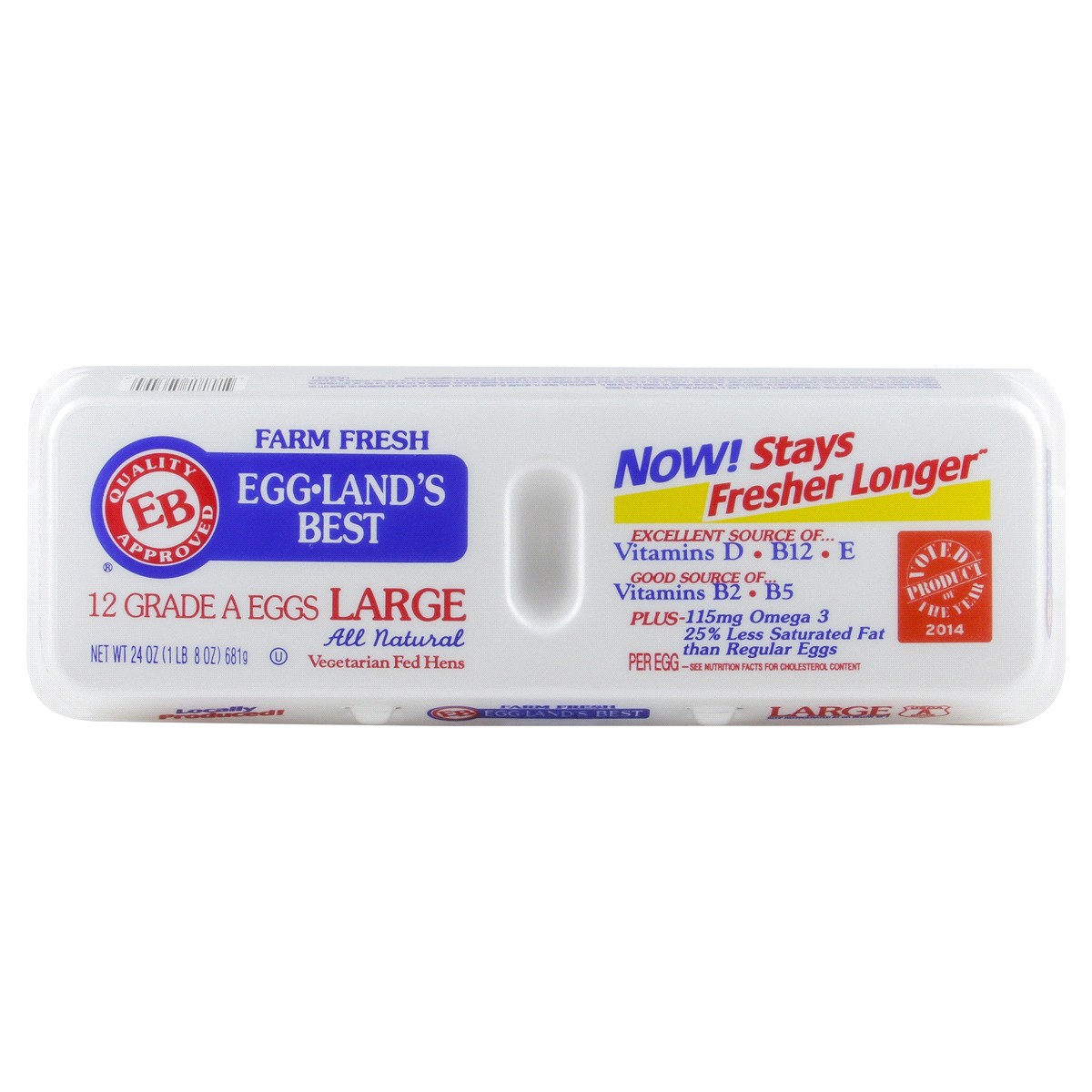 slide 4 of 5, Eggland's Best Egglands Best Large White Eggs - 12 Count, 12 ct