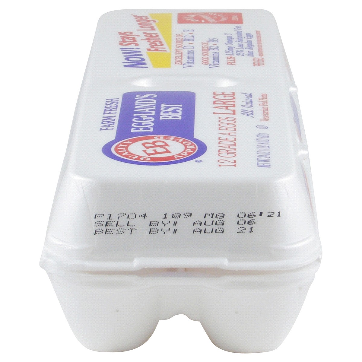 slide 3 of 5, Eggland's Best Egglands Best Large White Eggs - 12 Count, 12 ct