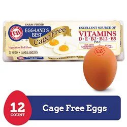 Eggland's Best Cage Free Large Brown Eggs - 12 Count