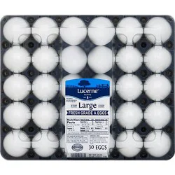 Lucerne Eggs Large - 30 Count